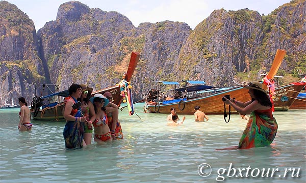 Пляж на острове Лей, Таиланд.